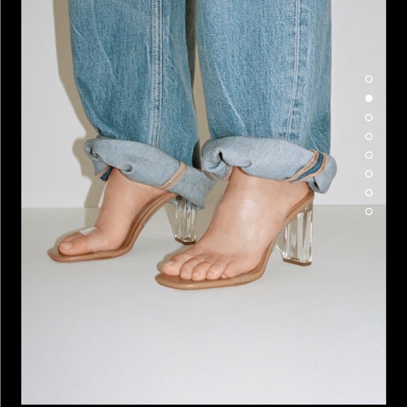 Zara Shoes Zara Clear Heels Poshmark